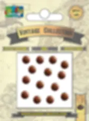 Brads - Attaches Parisiennes - 8mm - Cuivre Antique