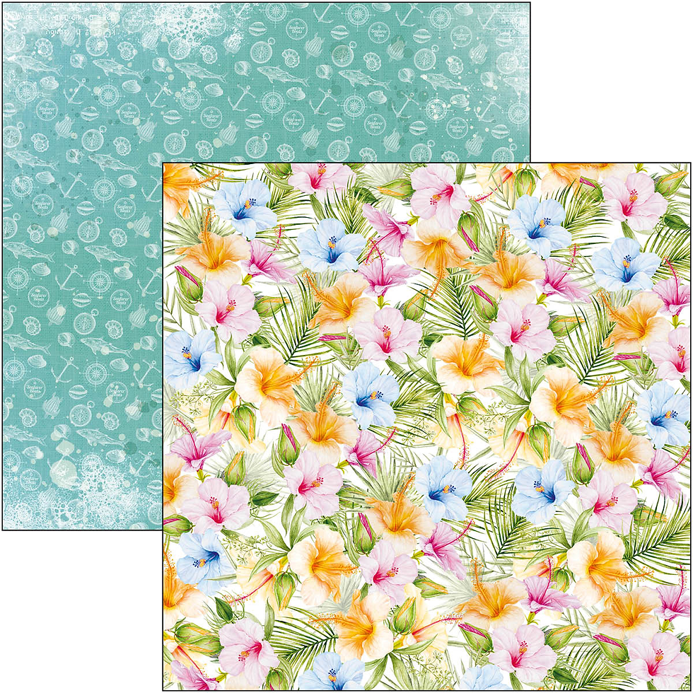 Miniature : Collection Summer Breeze - Ciao Bella - 8 pages 30x30 - Patterns