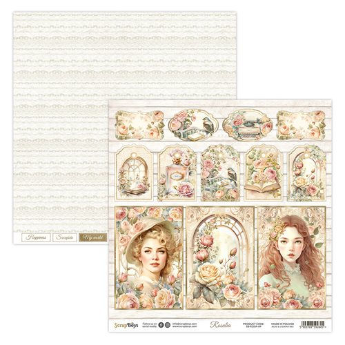 Miniature : Collection Rosalia - Scrapboys - 12 pages recto-verso 30x30