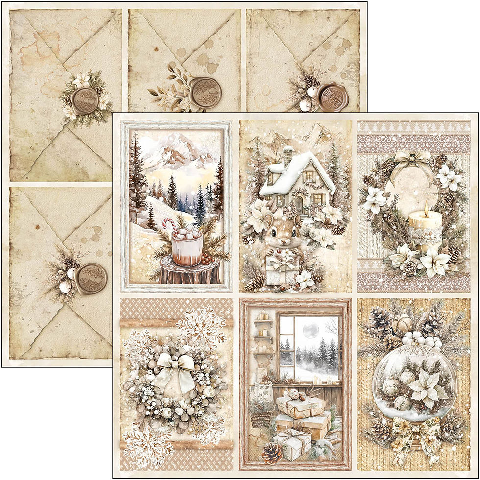 Miniature : Collection Winter Season - Ciao Bella - 12 pages 20X20