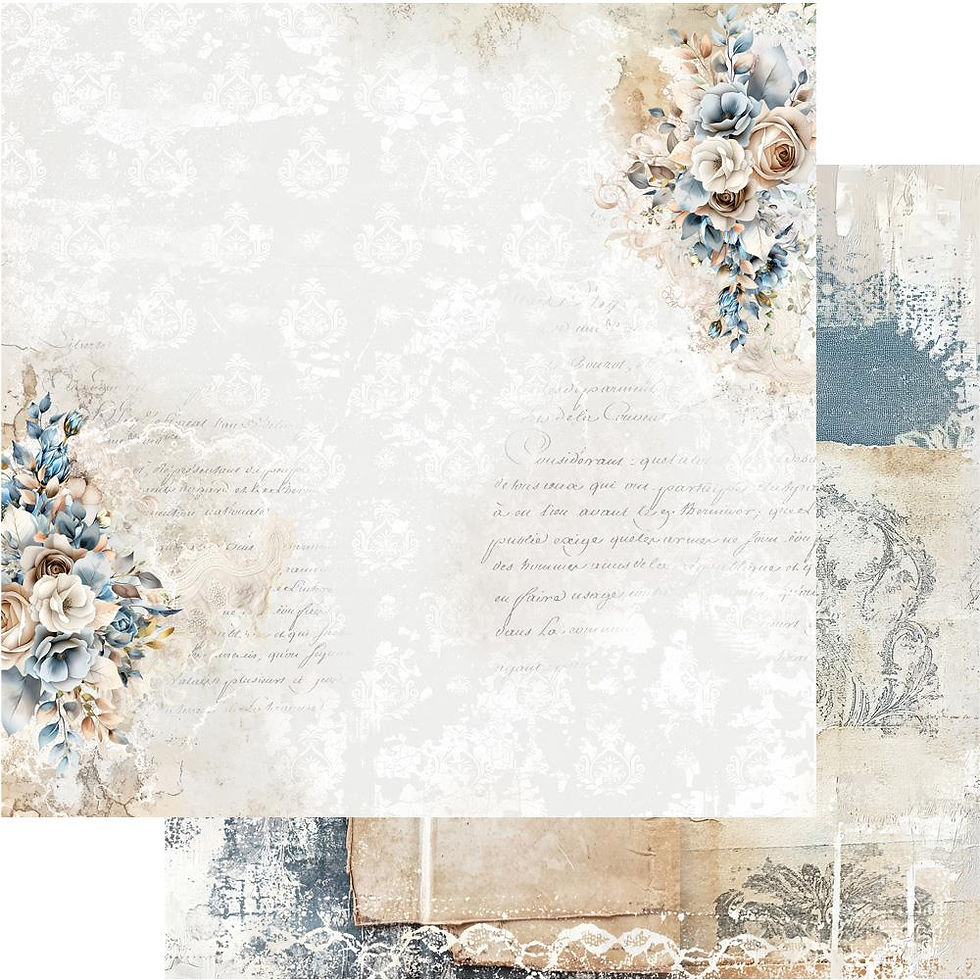 Miniature : Collection In Shades of Blue - Alchemy of Art - 6 pages r/v 30x30