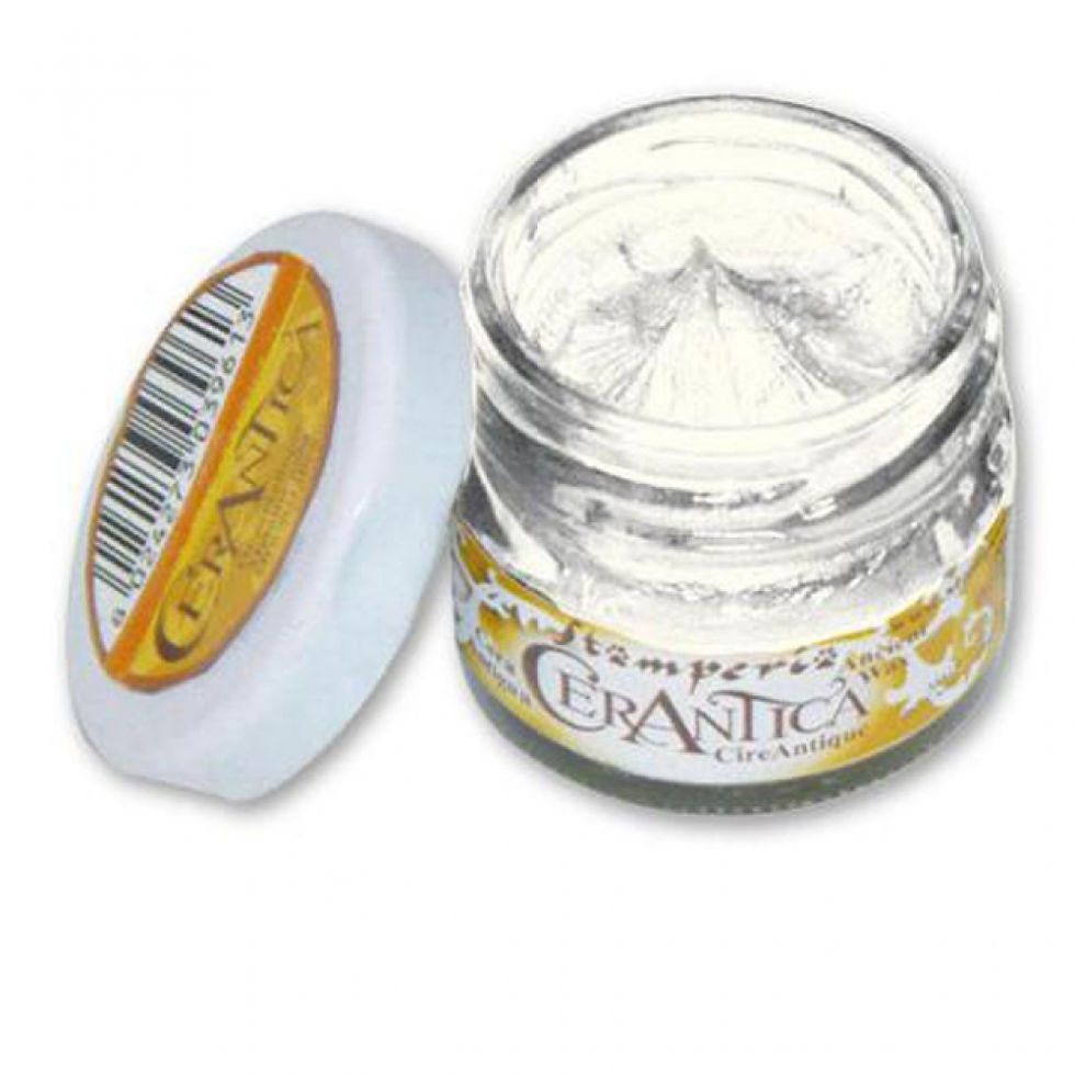 Wax/Cire Cerantica - Blanc Ancien - Stamperia