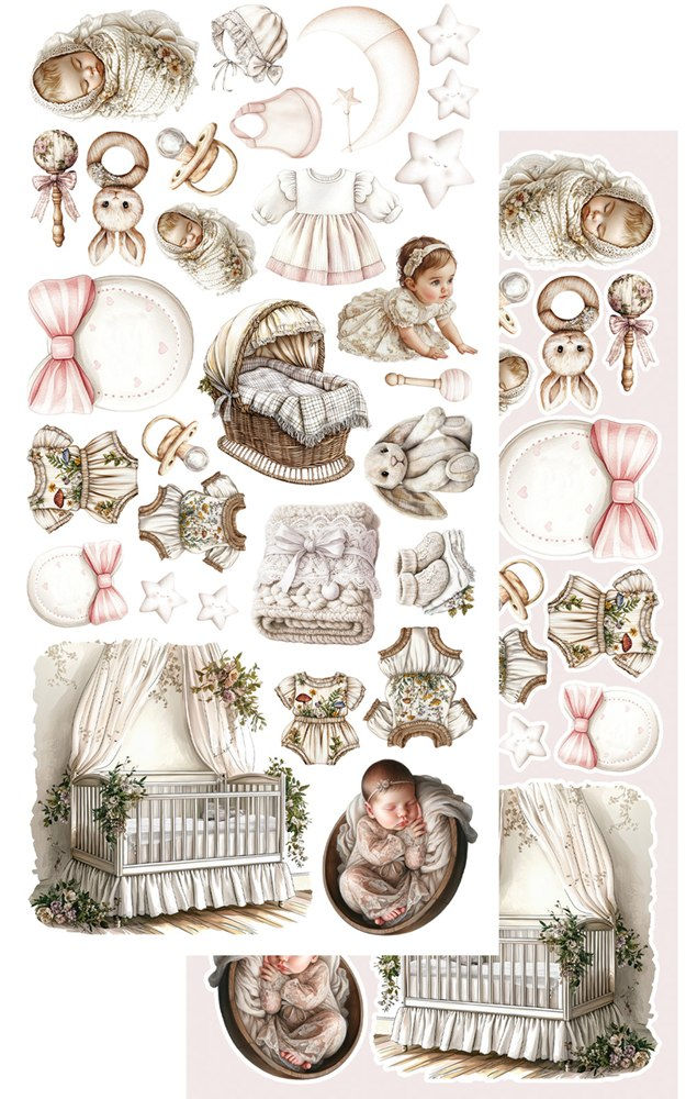 Miniature : Collection Baby - Alchemy of Art - Etiquettes - Girl