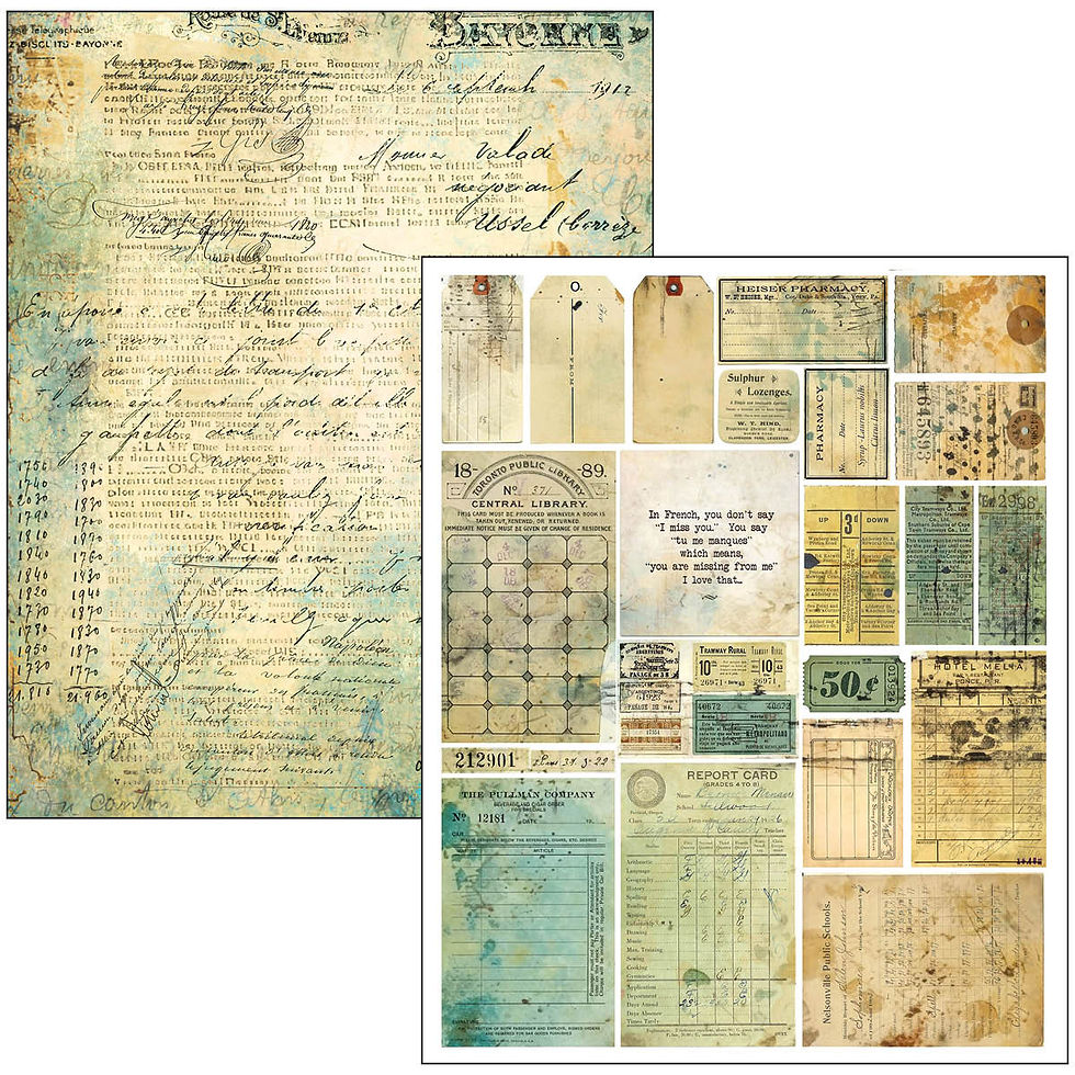 Miniature : Livre Mixed Media - Time Capsule - A4 Maxi - Ciao Bella