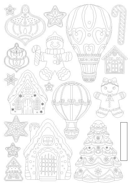 Miniature : Moule - Candy Christmas - Pains d'épices - Stamperia