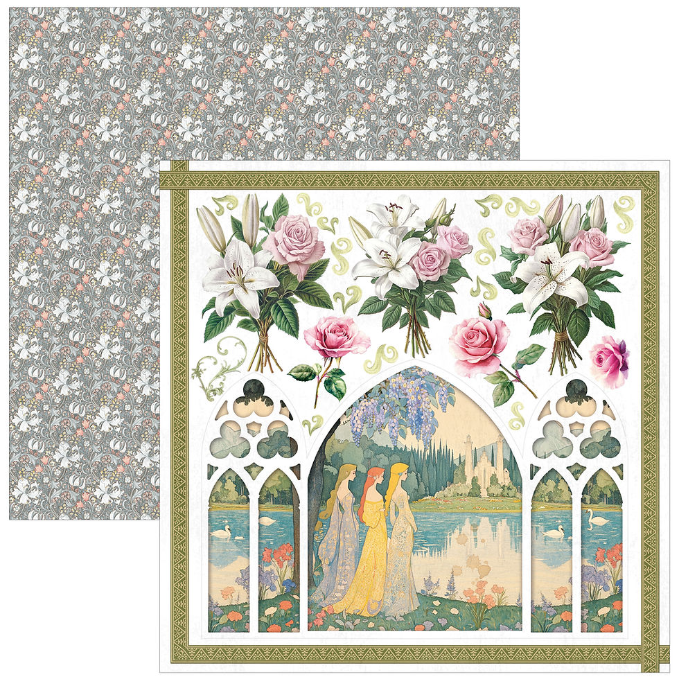 Miniature : Collection Courtly Love - Ciao Bella - 8 pages 30x30 - Pattern