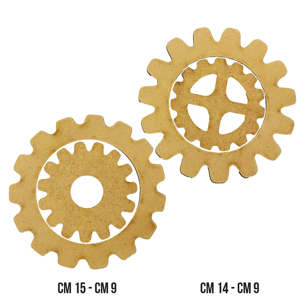 Miniature : Collection Master of Magic - Stamperia - Crafy Shapes - Gears