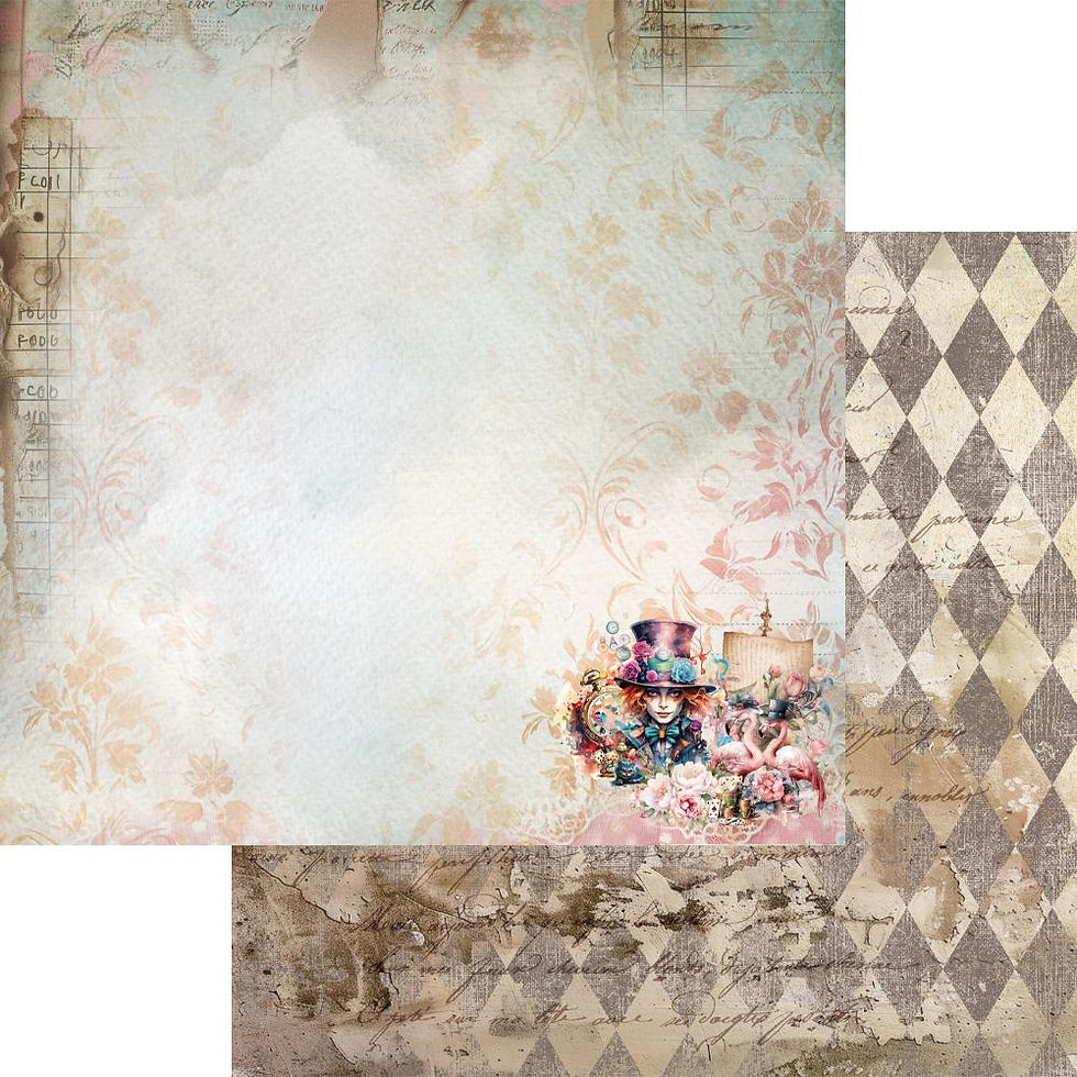 Miniature : Collection Alice - Alchemy of Art - 6 pages r/v 30x30