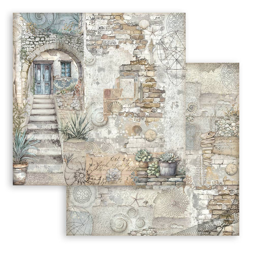 Miniature : Collection Silent Sea - Stamperia - 30x30