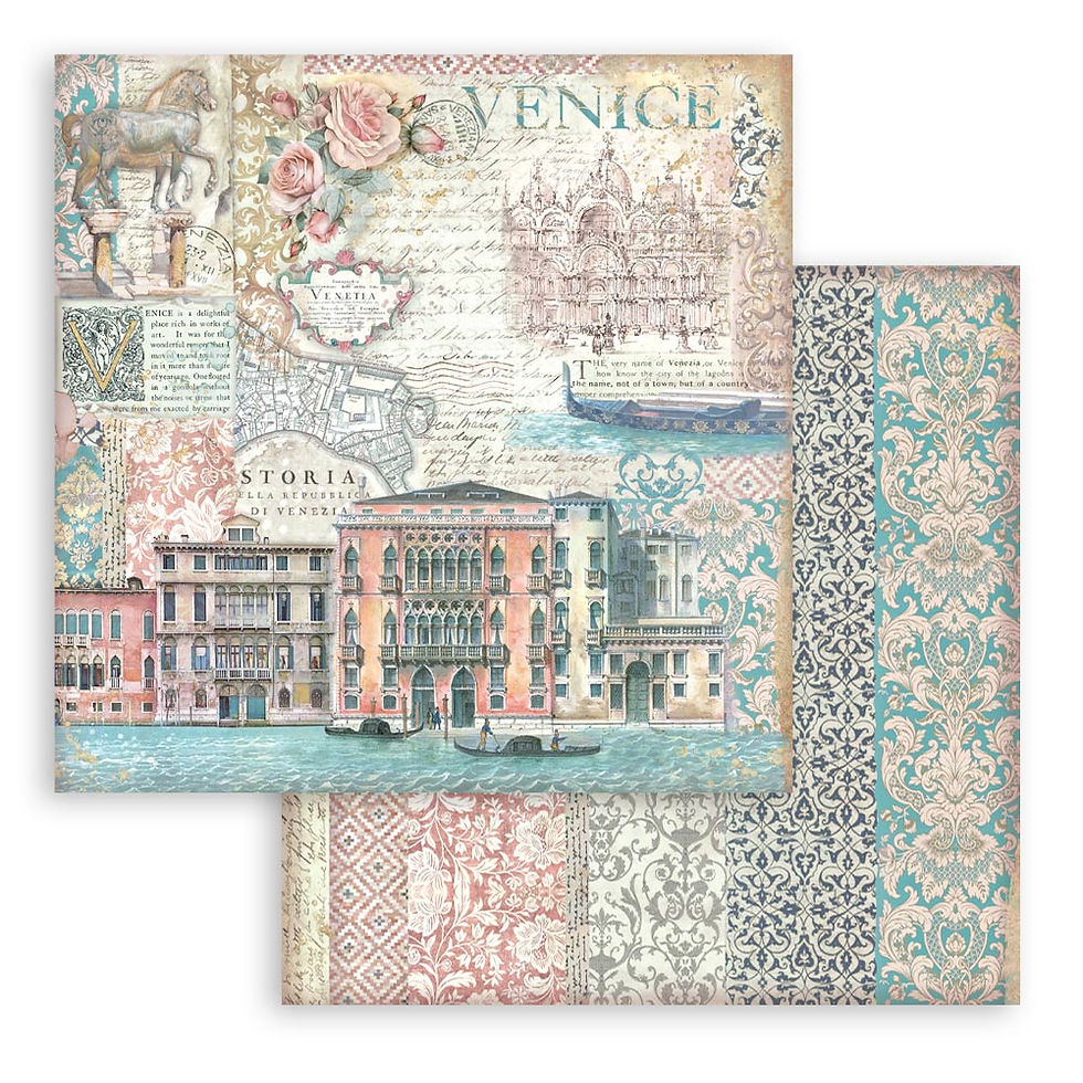 Miniature : Collection Venice City of Art - Stamperia - 30x30