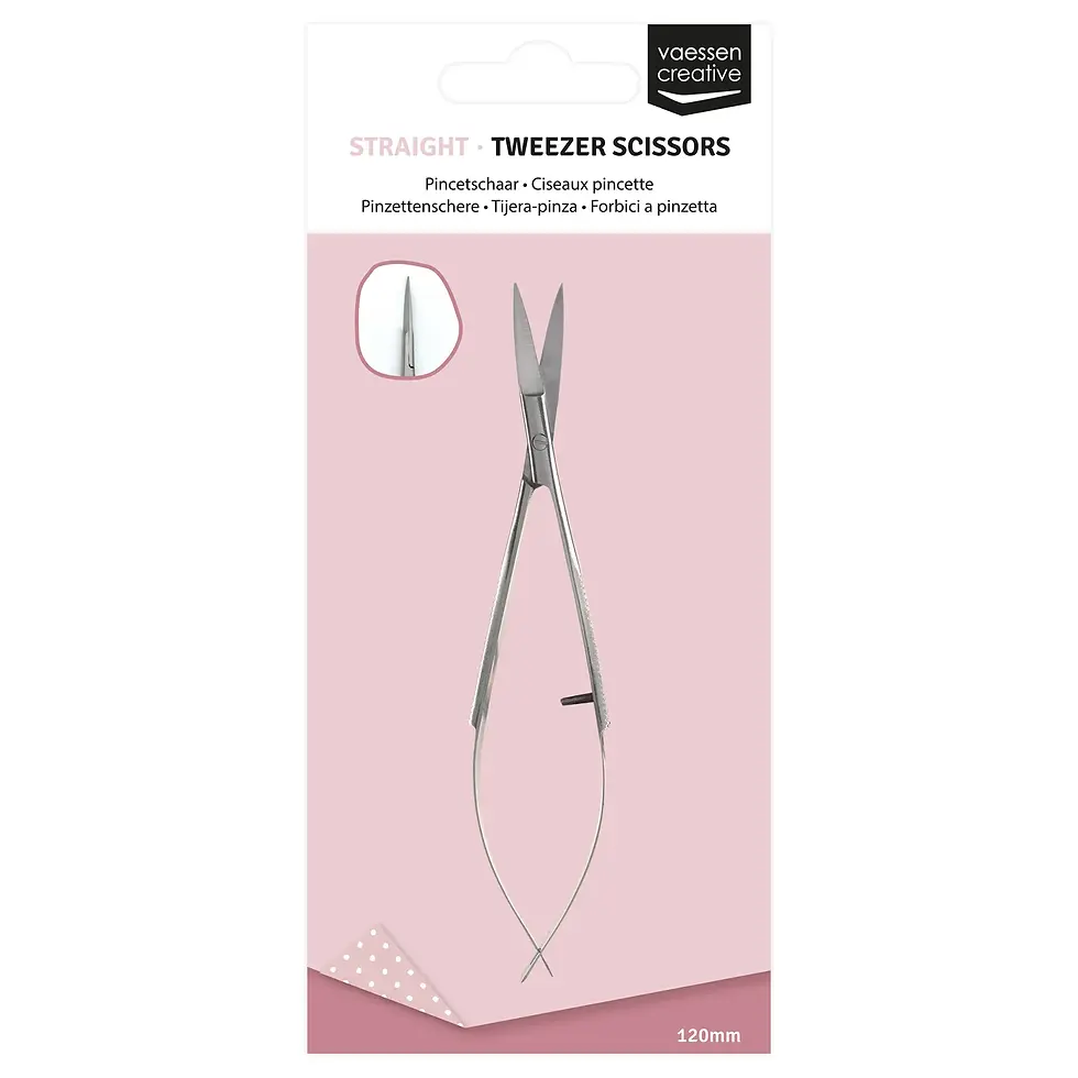 Ciseaux Pincette - Pointe Droite - 120mm