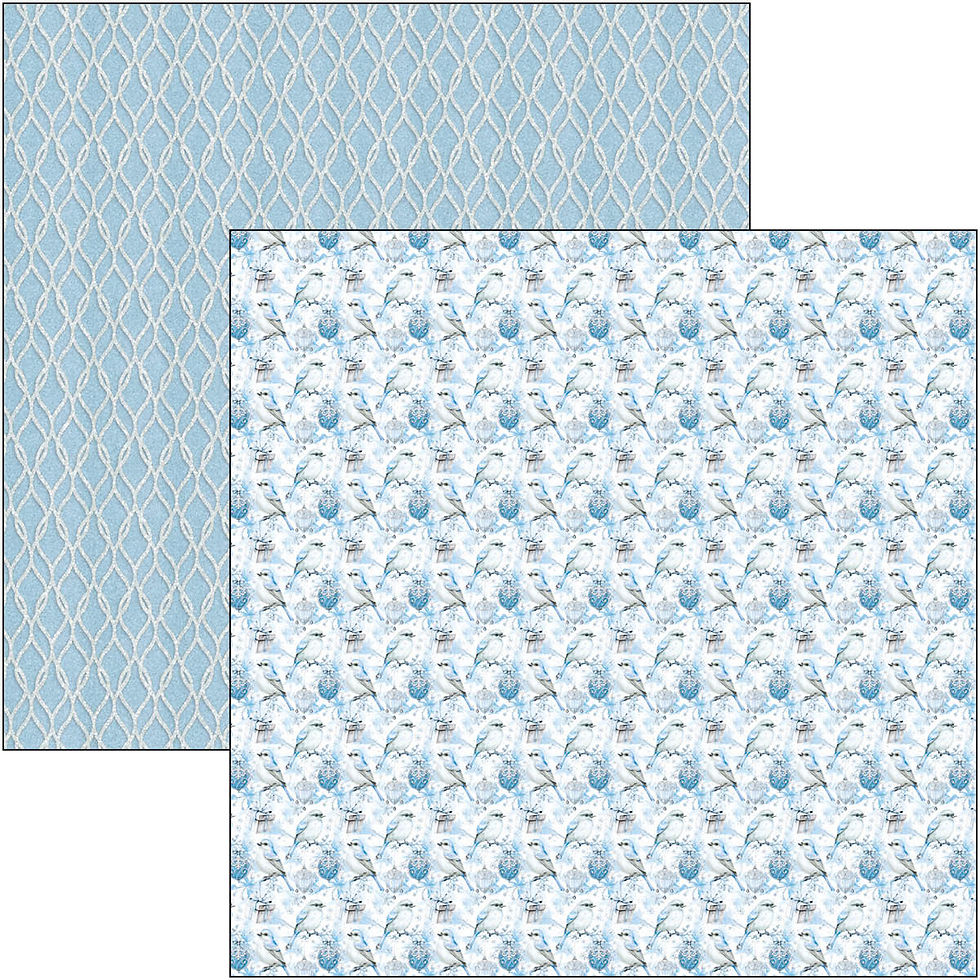 Miniature : Collection Elegance of Blue - Ciao Bella - 12 pages 30x30