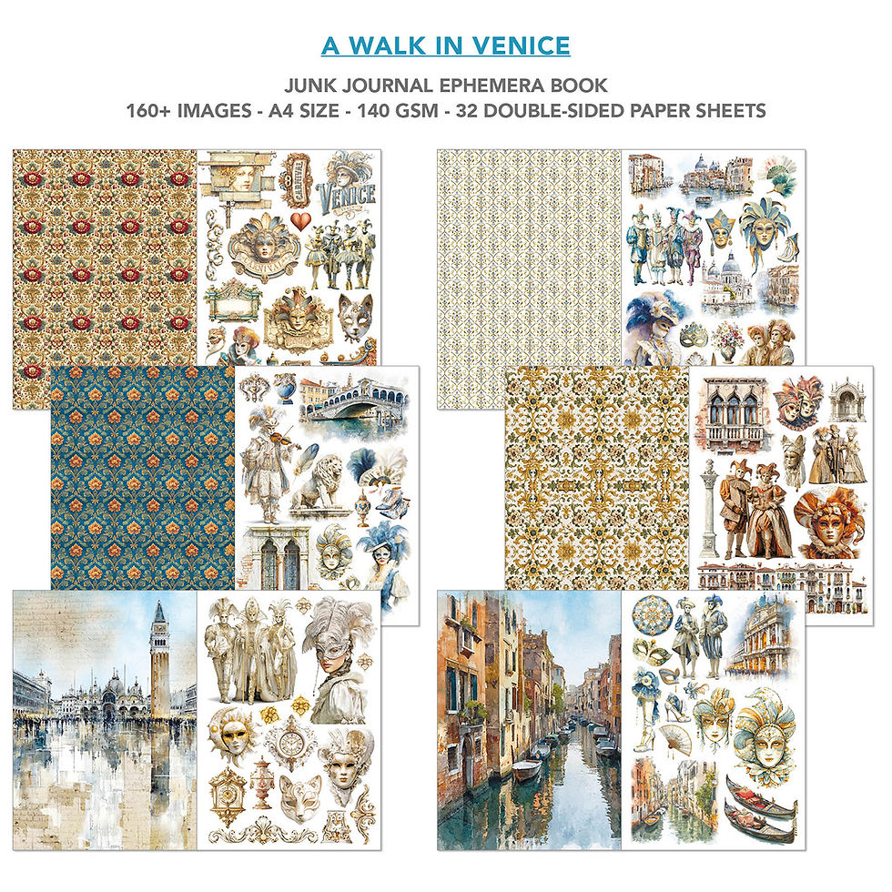 Miniature : Venice Dream - Ciao Bella - 32 Pages A4