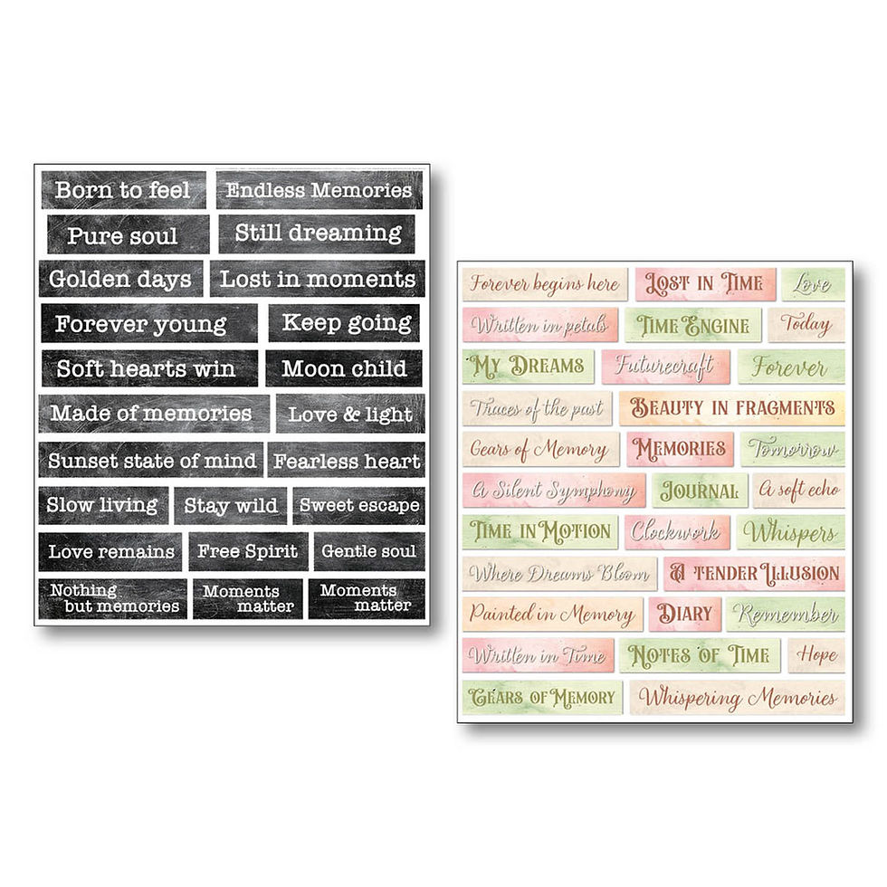 Miniature : Stickers - Lost in Time - Ciao Bella - 10 feuilles