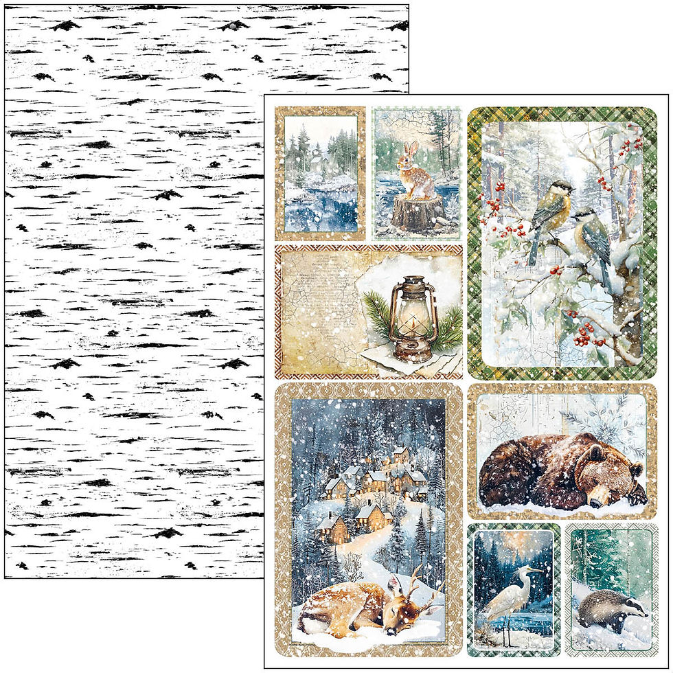 Miniature : Collection Forest Tales - Ciao Bella - 9 pages A4