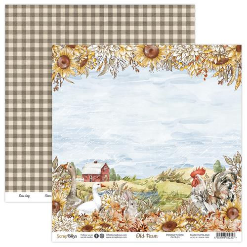 Miniature : Collection Old Farm - Scrapboys - 12 pages r/v 30x30