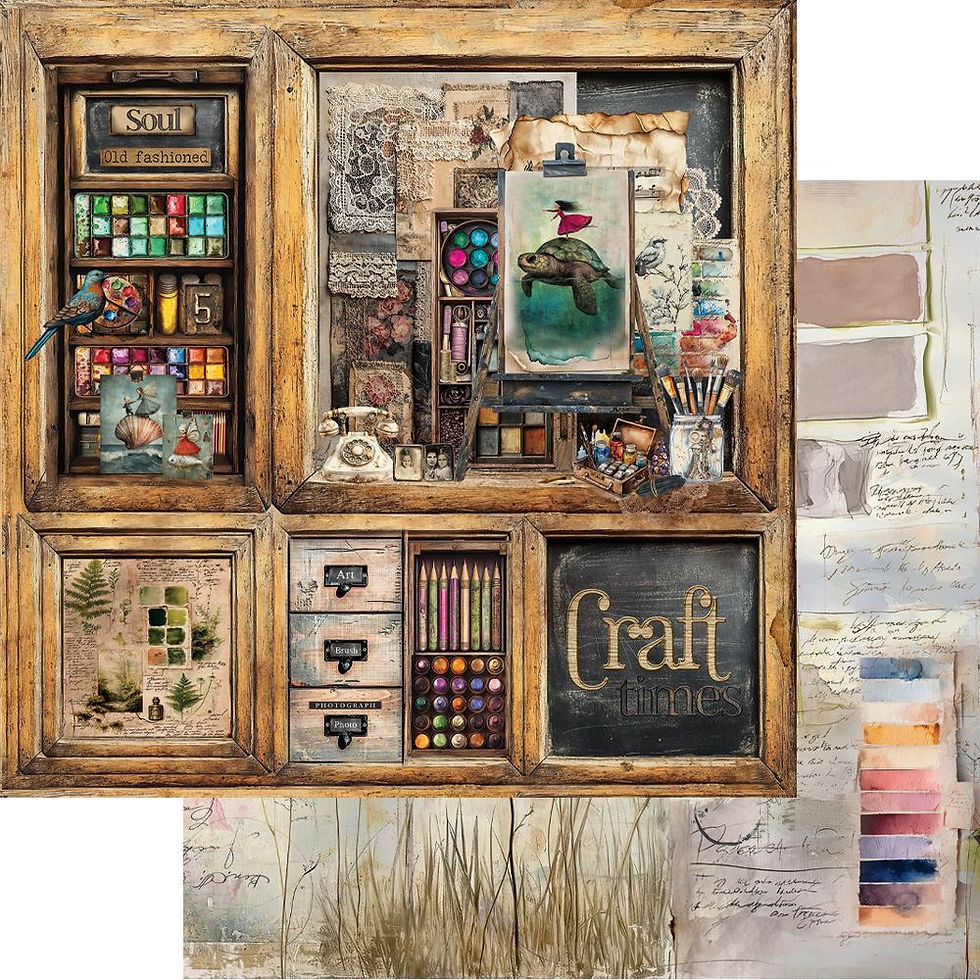 Miniature : Collection Art - Alchemy of Art - 6 pages r/v 30x30
