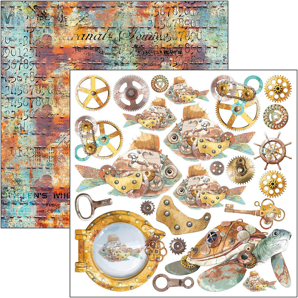 Miniature : Collection Coral Reef - Ciao Bella - 24 pages de 15x15