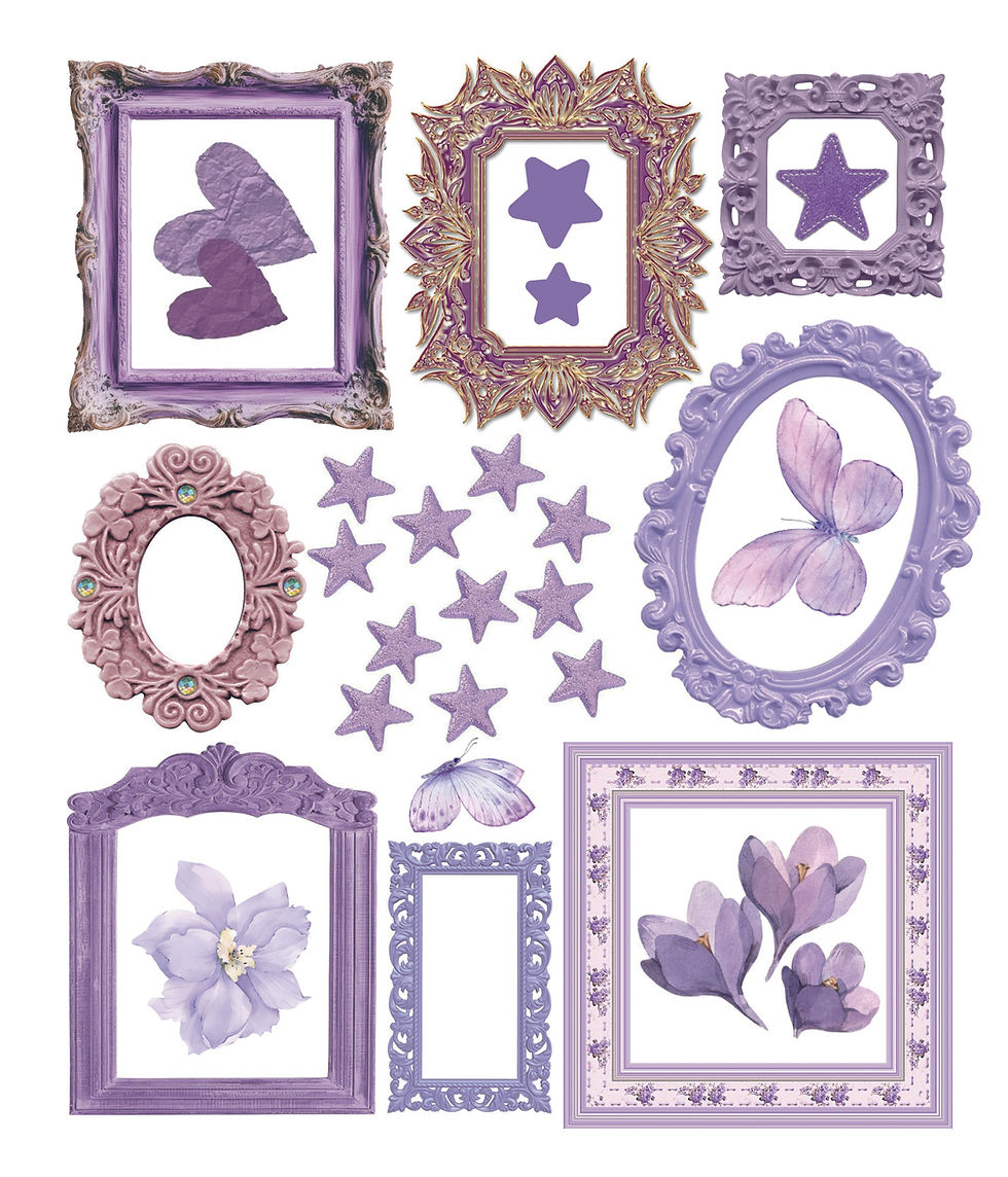 Miniature : Stickers - Whisper Frames - Ciao Bella - 10 feuilles