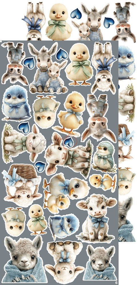 Miniature : Collection Baby Boy Universe - Craft O'Clock - Extra set Flowers and More