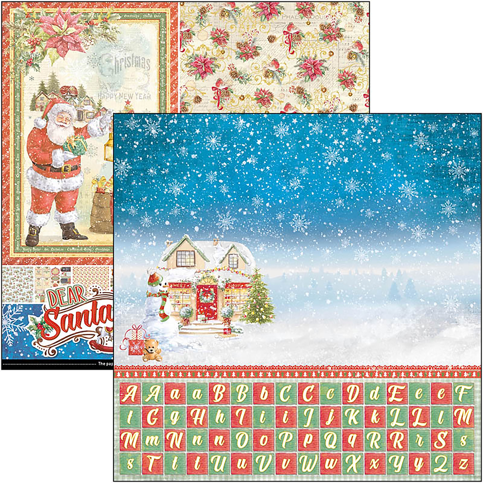 Miniature : Collection Dear Santa - Ciao Bella - 8 pages 30x30 - Patterns