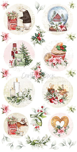 Miniature : Collection Warm and Peaceful - Craft O'Clock - Etiquettes à découper