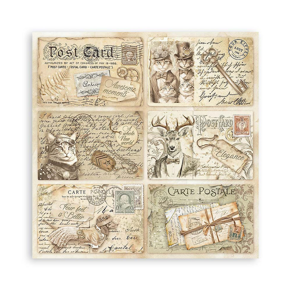 Miniature : Collection Alterego - Stamperia - 30x30