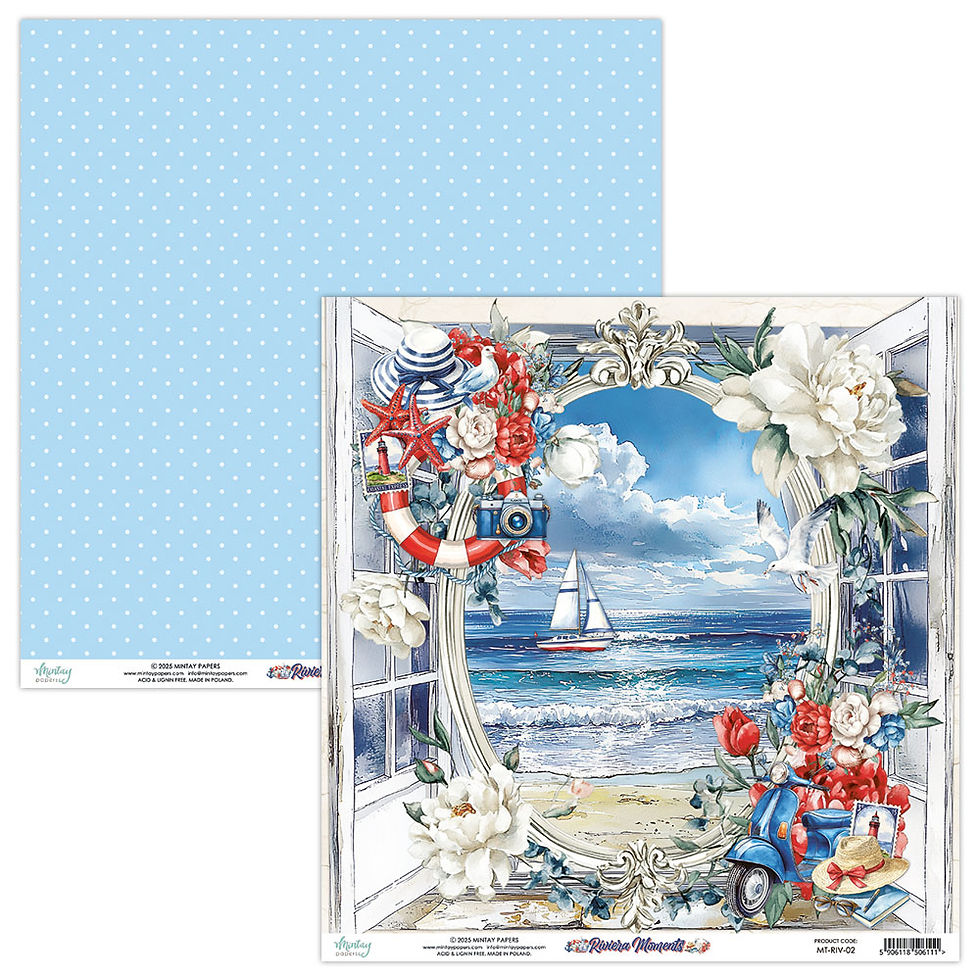 Miniature : Collection Riviera Moments - Mintay - 12 pages rv 30x30