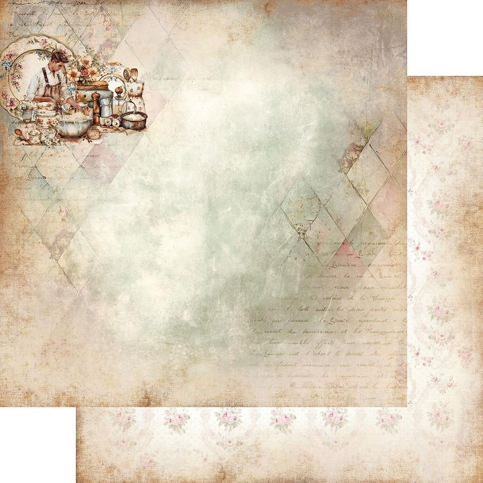 Miniature : Collection Recipe for Happiness - Alchemy of Art - 6 pages r/v 30x30