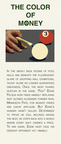 The Color of Money - Front Flap