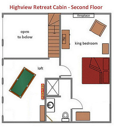 AA Highview Retreat 2nd Floor with arcad