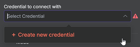 google calendar n8n create new credential