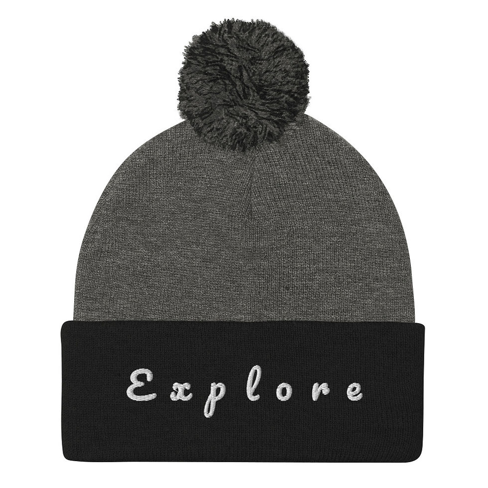 Thumbnail: Pom-Pom Explore Beanie