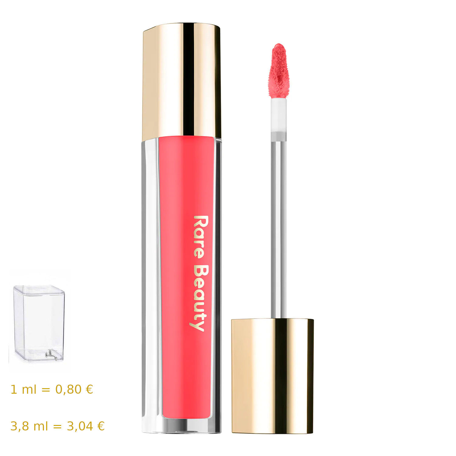 RELLENO LIP GLOSS BRILLANTE NEARLY APRICOT RARE BEAUTY