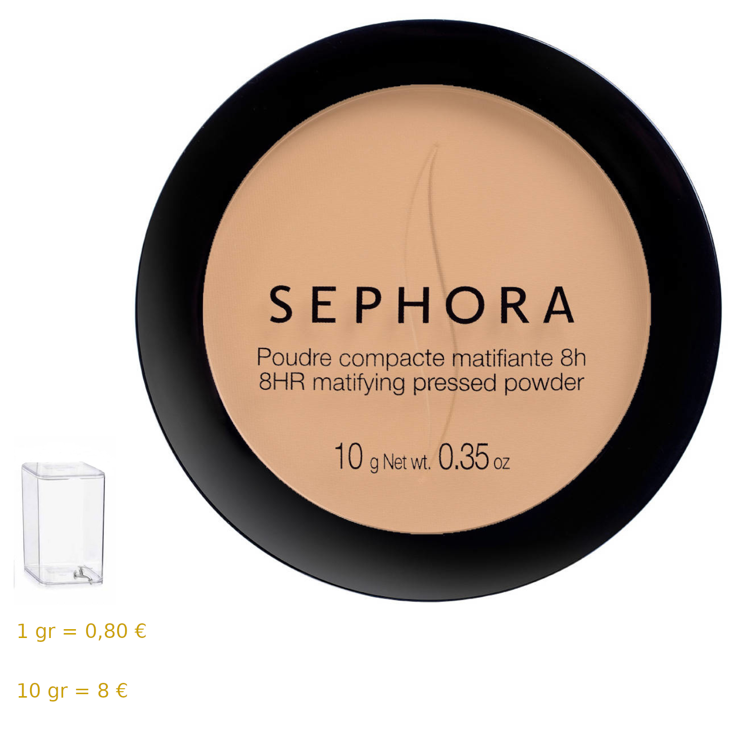 RELLENO POLVOS MATIFICANTES MOYEN - MEDIUM 25 SEPHORA