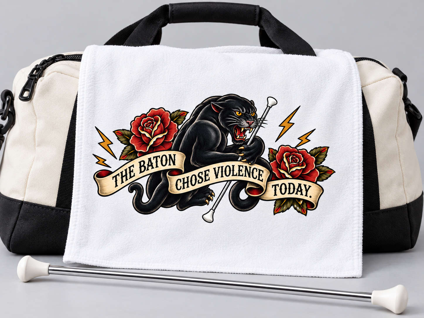 Sweat Towel: The Baton Chose Violence Today