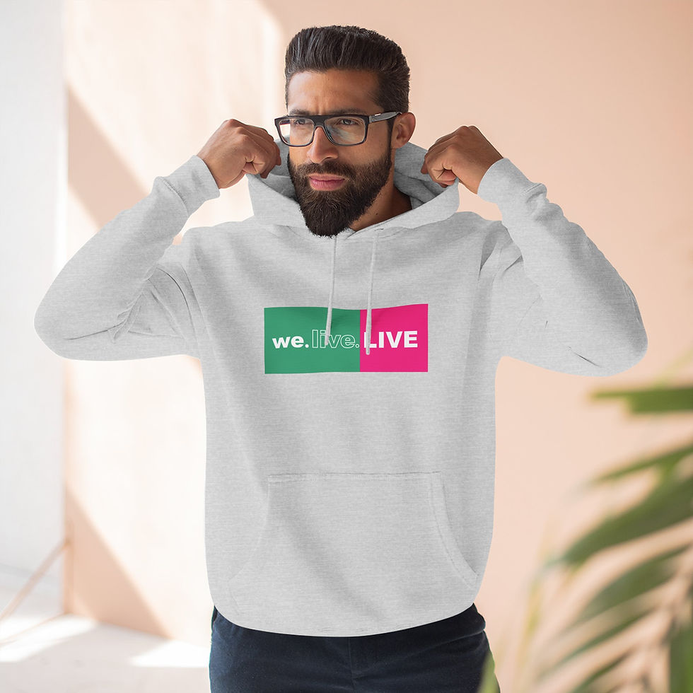 Thumbnail: we.live.LIVE Logo Hoodie