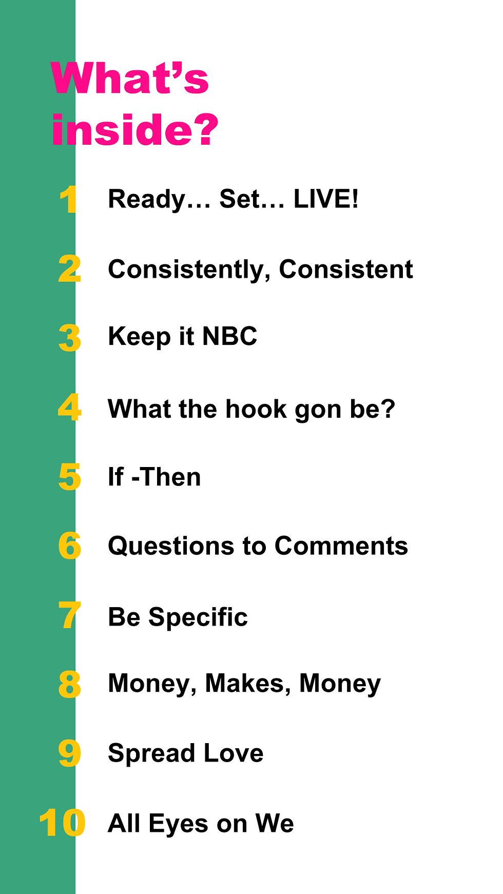 Thumbnail: The Ten LIVE Commandments Ebook (Mobile Friendly)