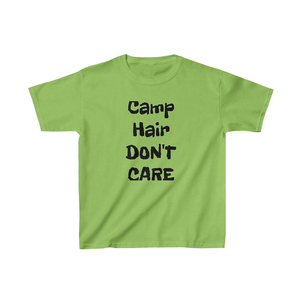 Thumbnail: Camp Hair DON'T CARE Cotton Tee (Kids)