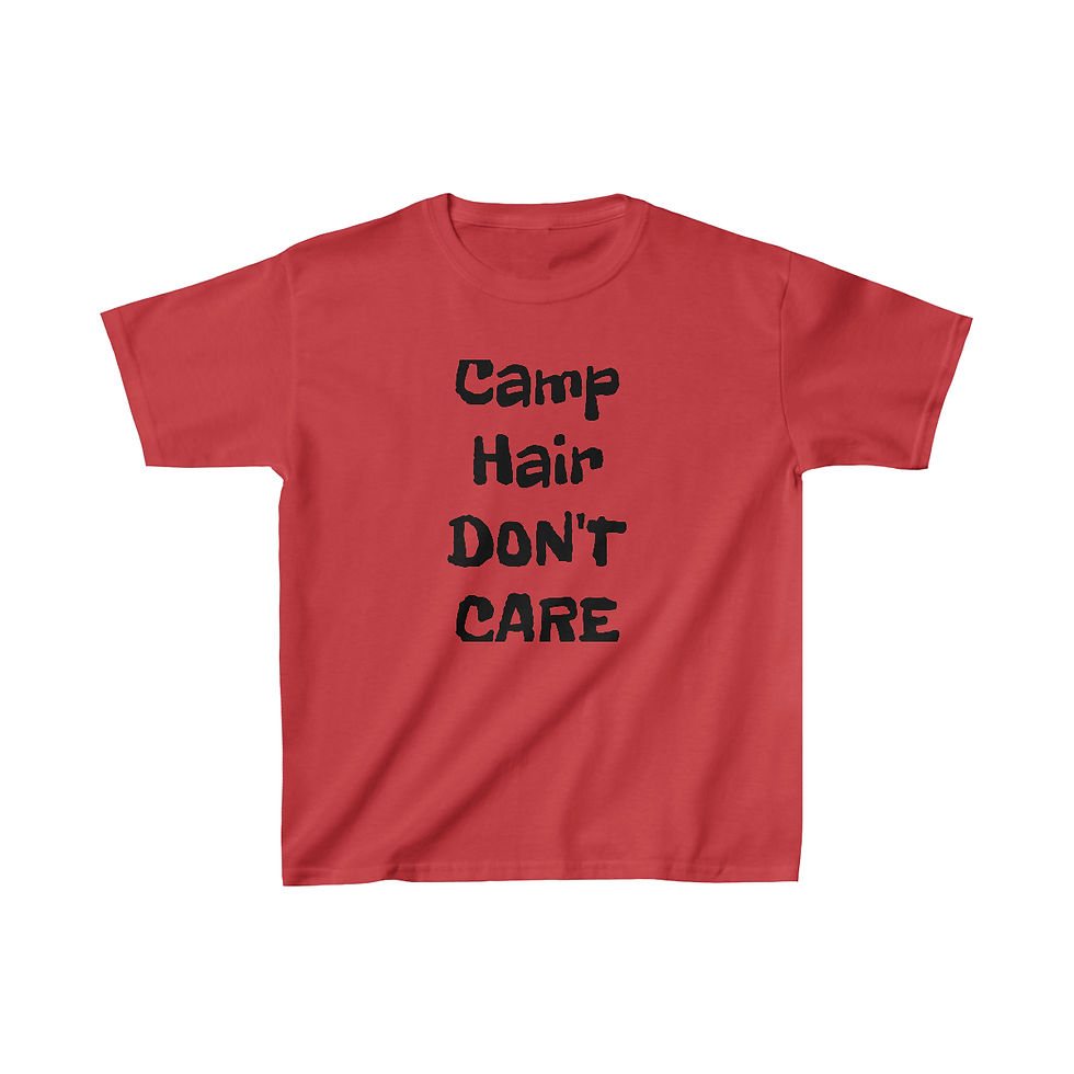 Thumbnail: Camp Hair DON'T CARE Cotton Tee (Kids)