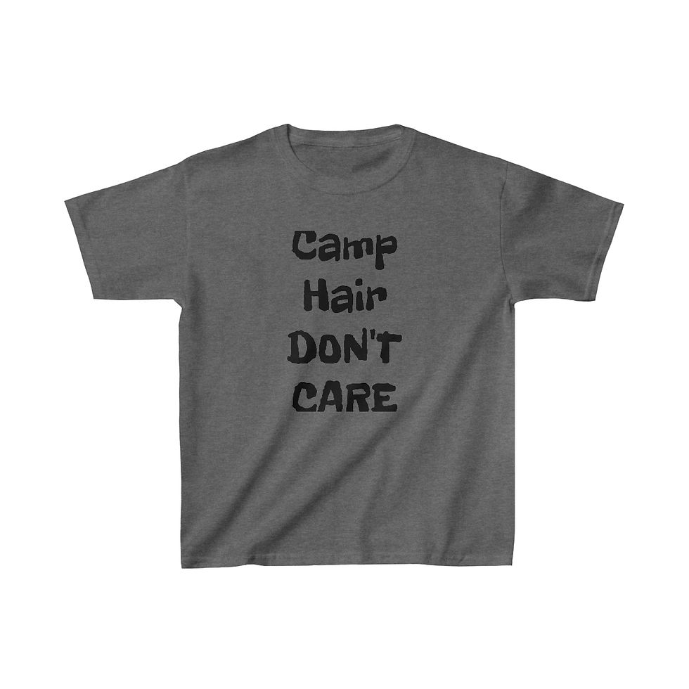 Thumbnail: Camp Hair DON'T CARE Cotton Tee (Kids)
