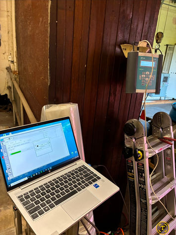 Flexim flowmeter installation