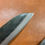 サムネイル： Kurouti Santoku Walnut handle Super blue steel