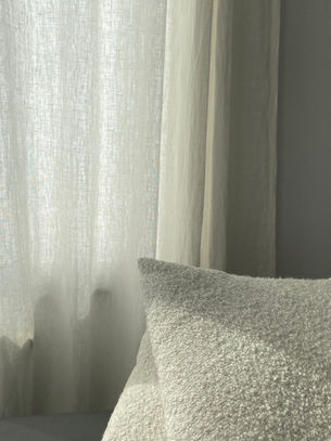 bouclé pillow