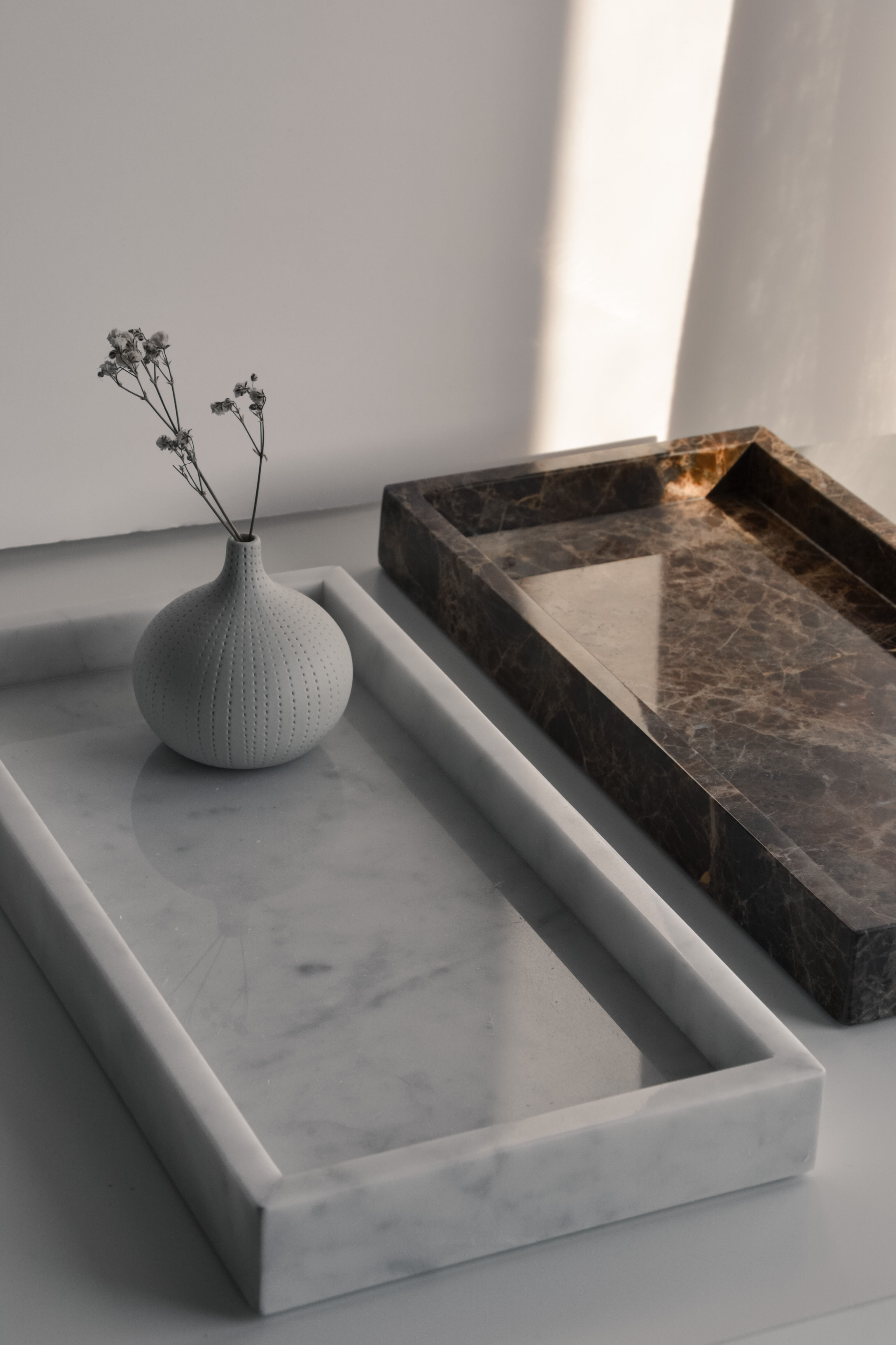 Aria collection - Marble white edge