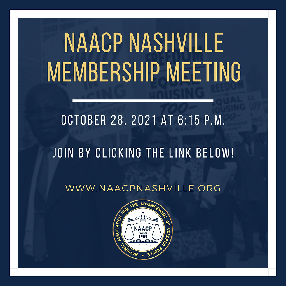Nashville NAACP General Membership Meeting
