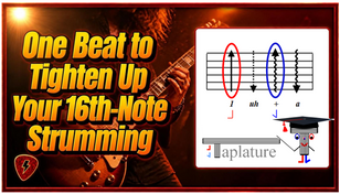 One Beat to Fix Your Rhythm: Nail Down 16th-Note Strumming on Guitar