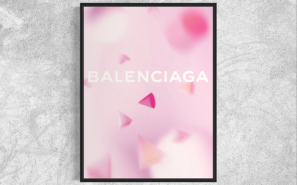 BALENCIAGA "PINK POLYGON"
