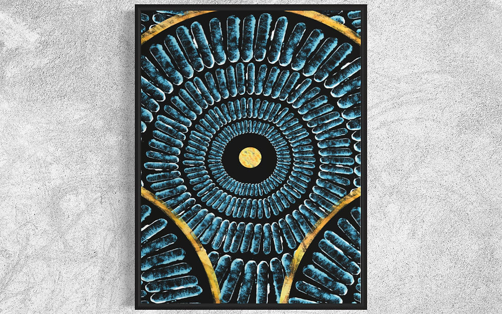 MODERNE "BLUE ABSTRACT"