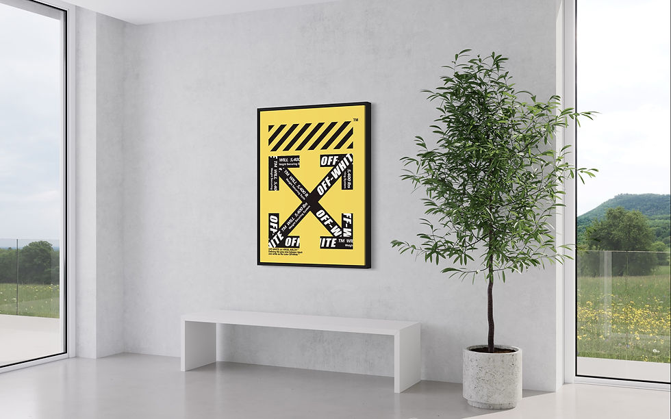 Miniature : OFF WHITE " BLACK AND YELLOW"